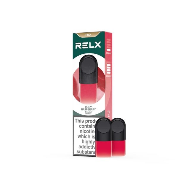 مراجعة شاملة لمنتج RELX Pod Pro - 2 Pods Ruby Raspberry